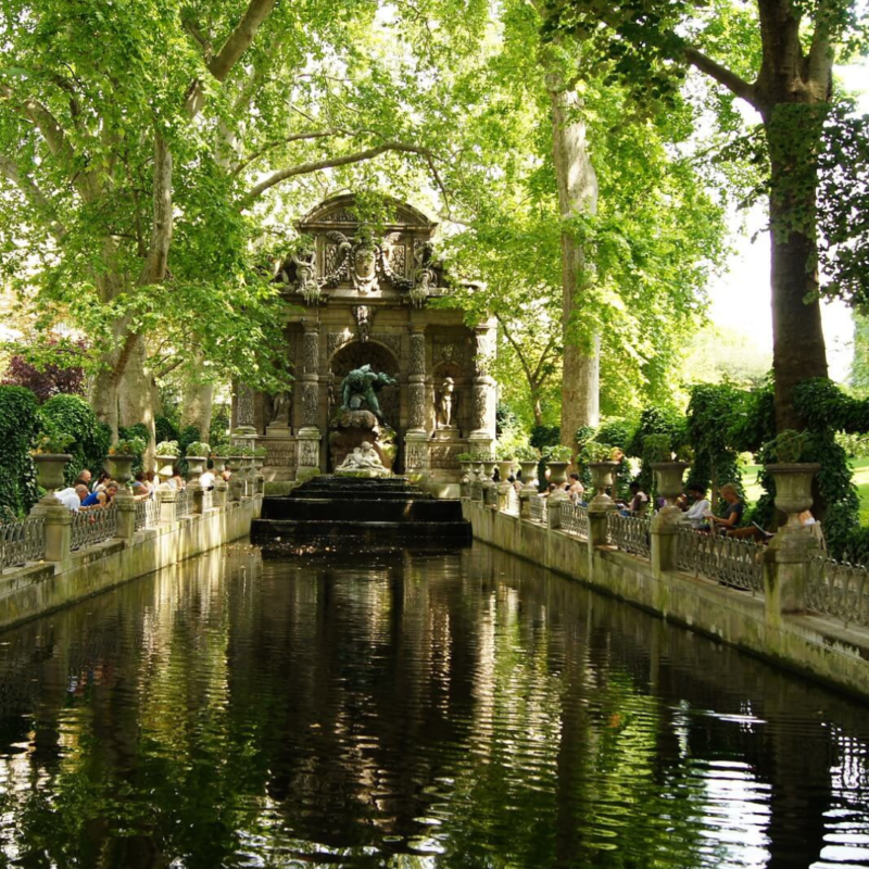 Latin quarter and Luxembourg Gardens